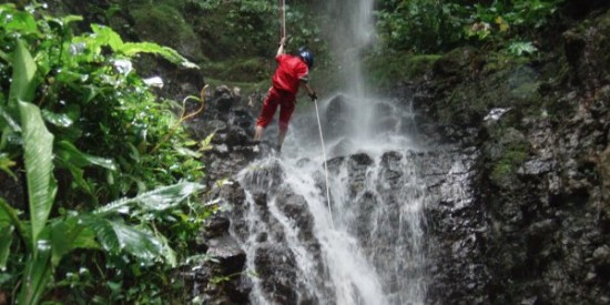 rappelling