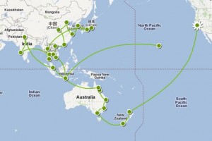 RTW map