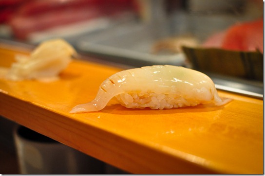 ika (squid) - Sushi Dai
