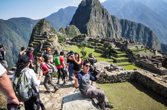 machu picchu crowd