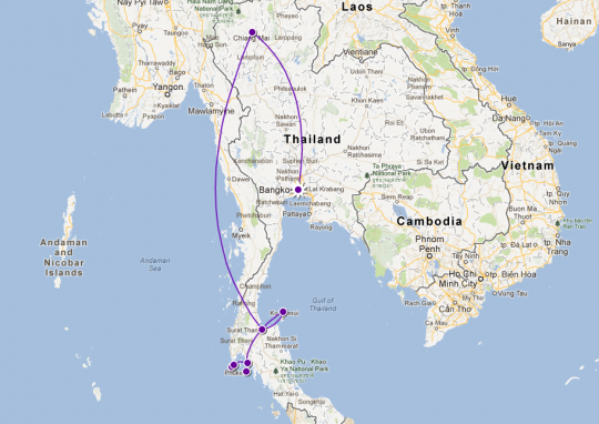 Thailand-map