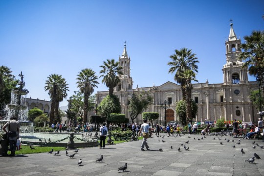 plaza de armas arequipa