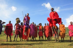 masaai mara jumping