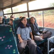 inside africa travel co bus