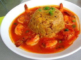 shrimp-mofongo